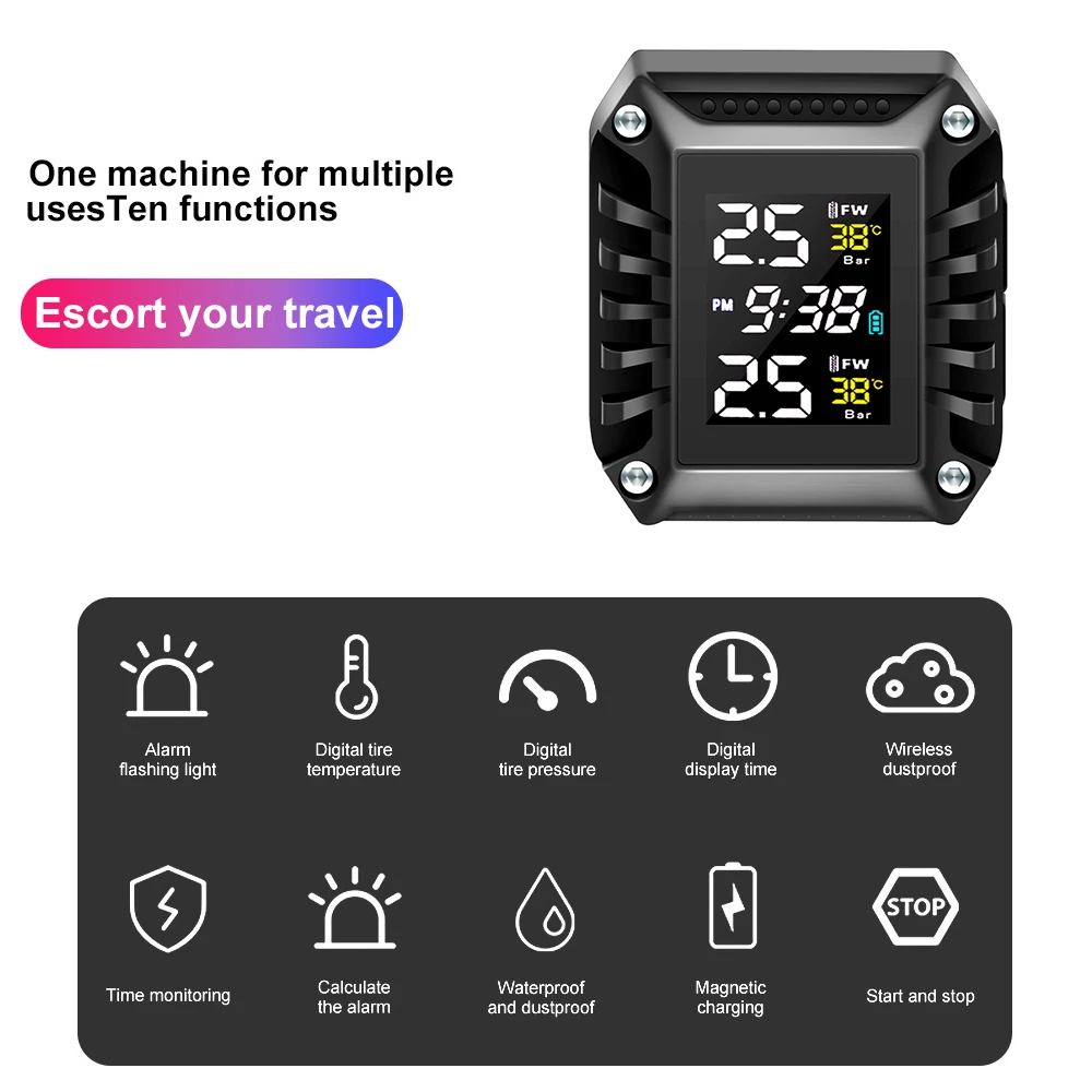 Tire Pressure Monitor - Monitor de pressão dos pneus da