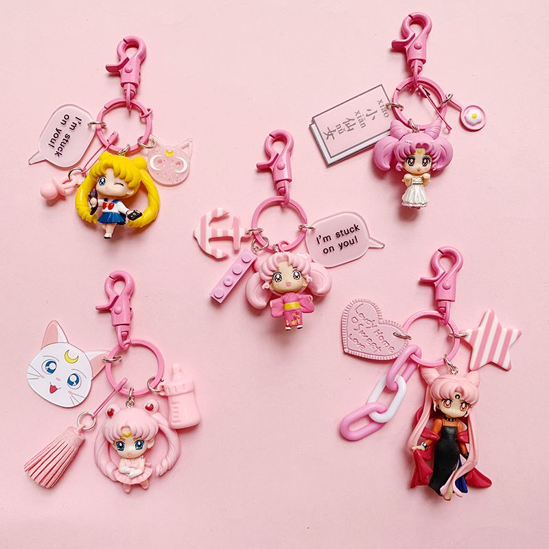 Car Accessories Wholesale - Chaveiro Kawaii de Sailor Moon, Estilo