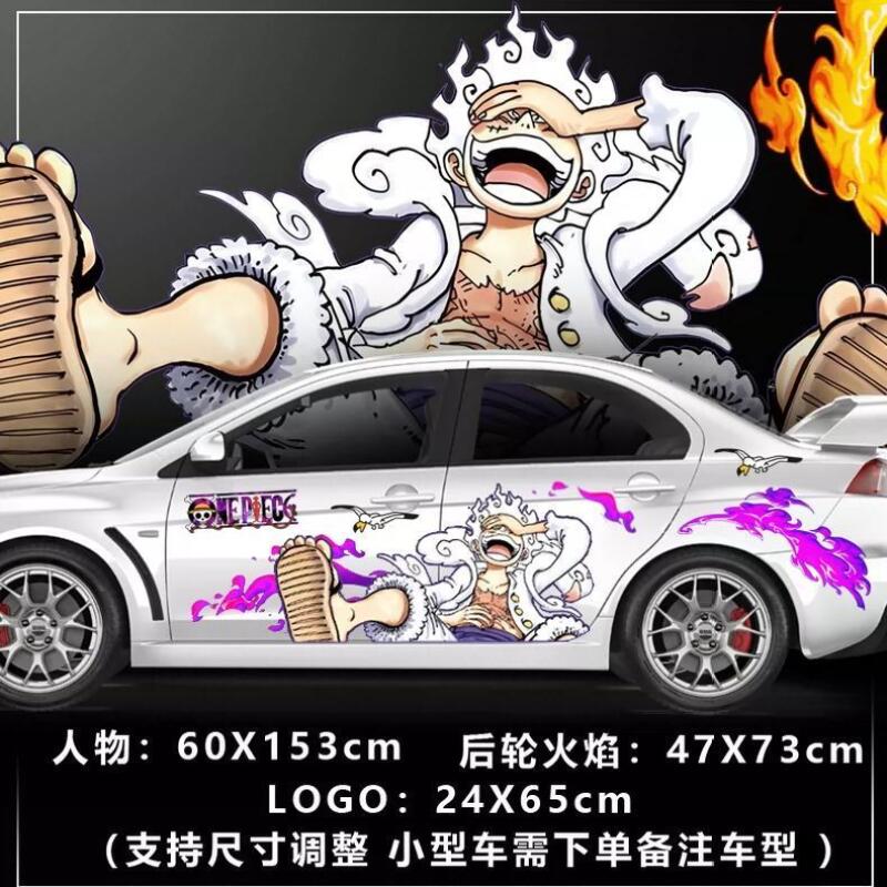 Car Accessories Japanese - Adesivo de Carro One Piece para