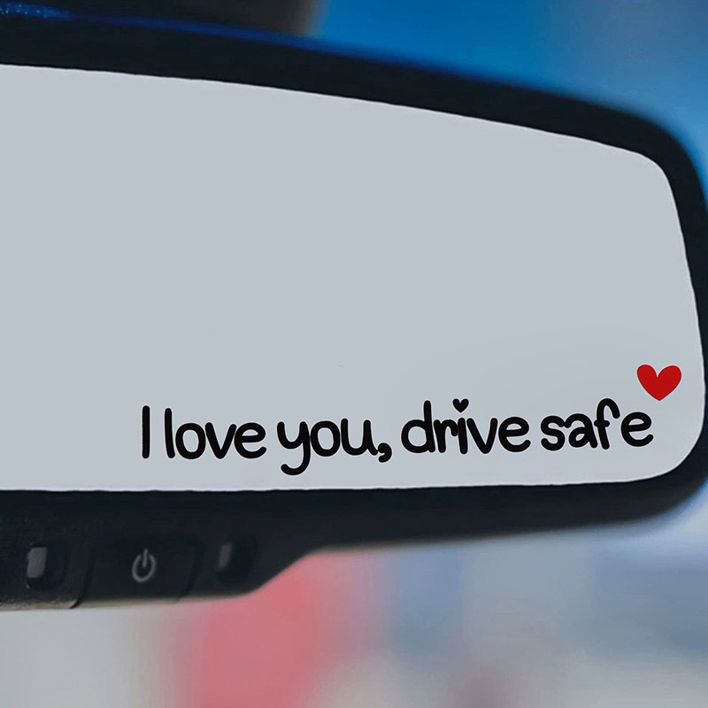 Eu te amo dirigir seguro espel - Car Accessories For Women avaliação e preço