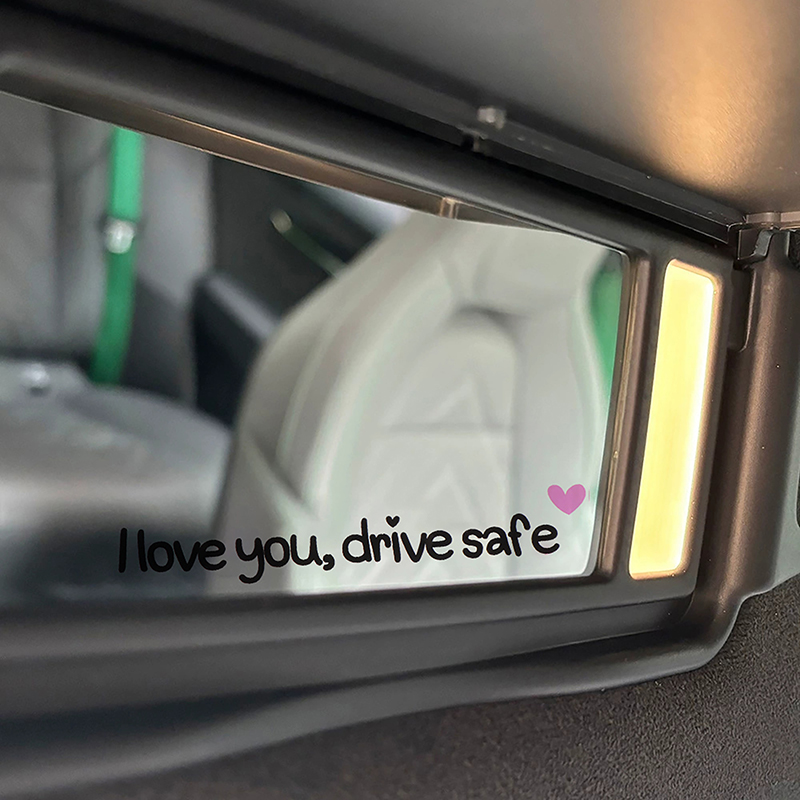 Eu te amo dirigir seguro espel - Car Accessories For Women avaliação e preço