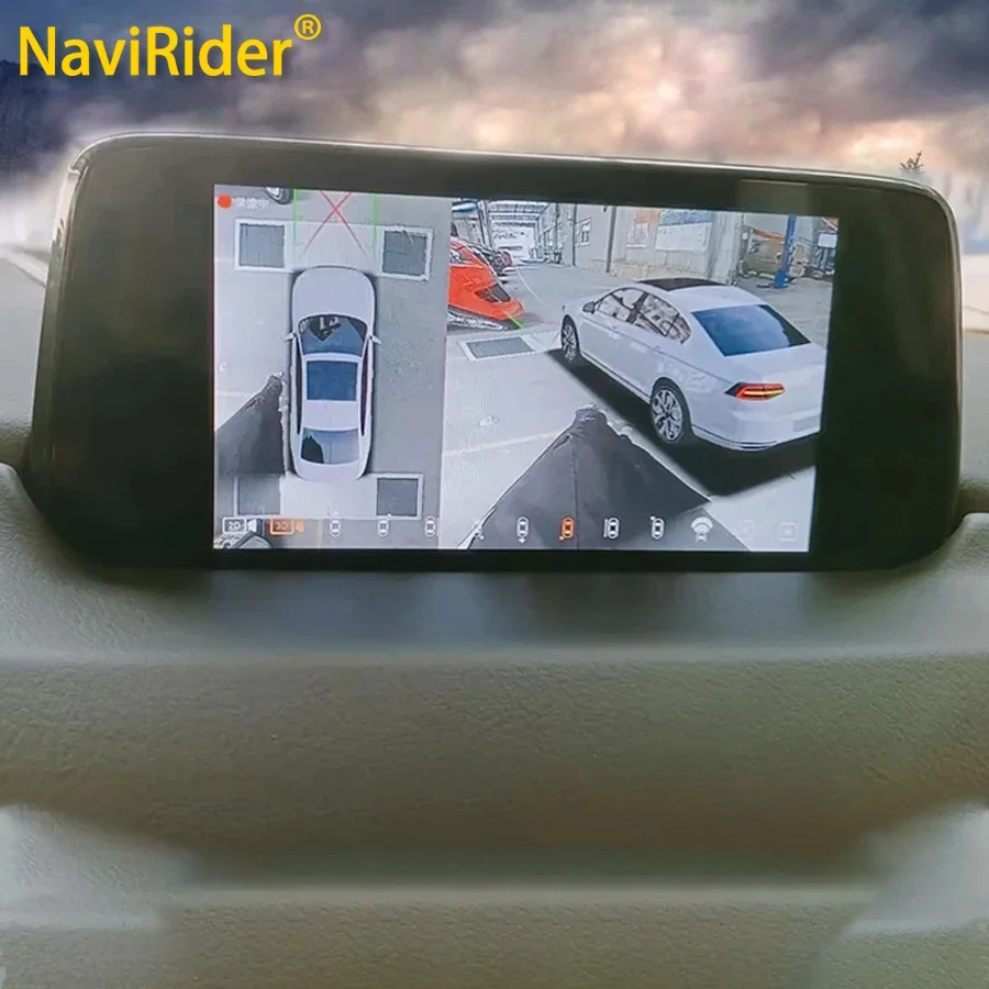 360 graus pássaro view carro d - Rear Camera For Car avaliação e preço