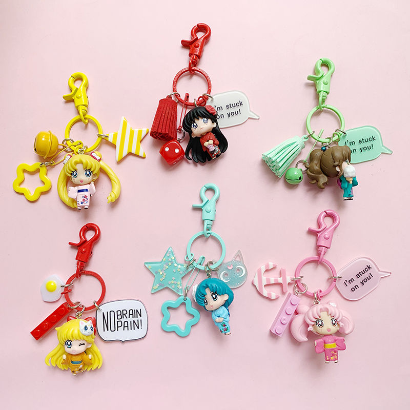 Chaveiro Kawaii de Sailor Moon - Car Accessories Wholesale avaliação e preço