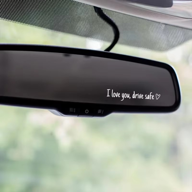 Decalque para espelho retrovis - Car Accessories For Women avaliação e preço