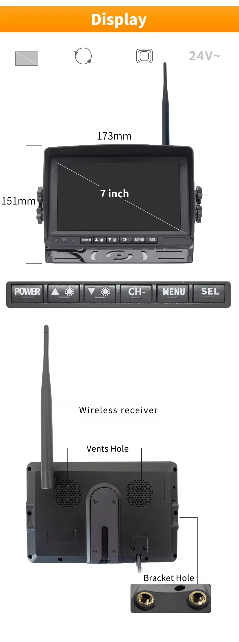 Sistema de Câmera de Ré Sem Fi - Rear Camera For Car avaliação e preço