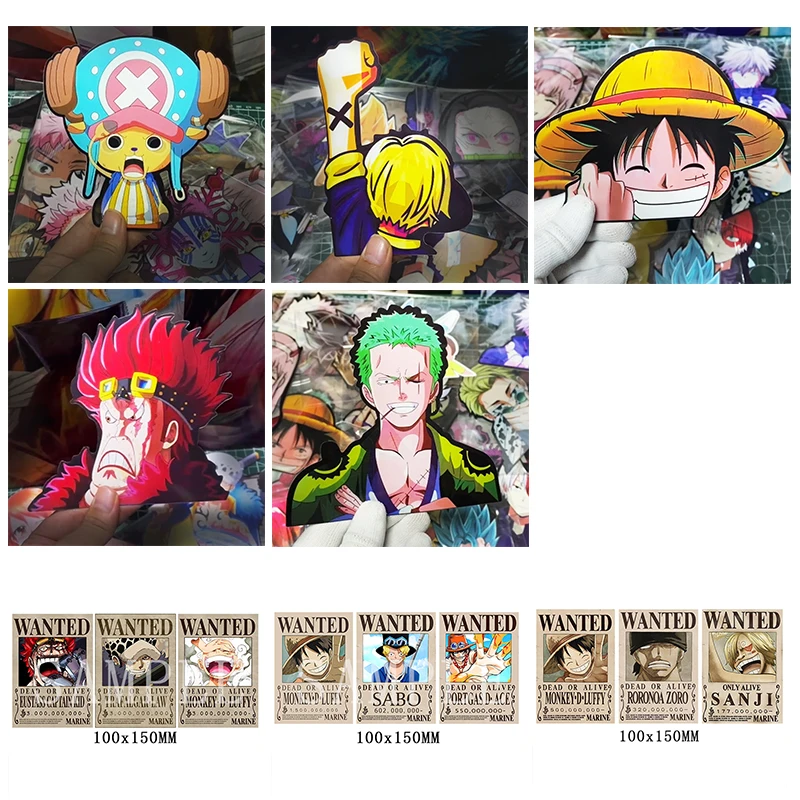 One Piece 3D Lenticular adesiv - Car Accessories Japanese avaliação e preço