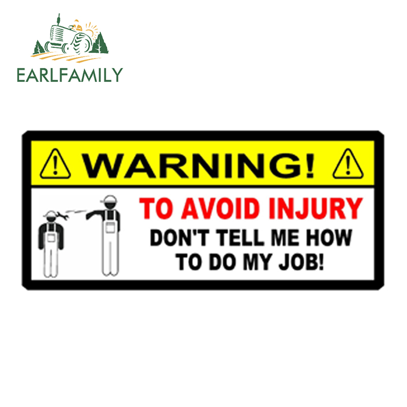 Earlfamily 13cm x 5.7cm aviso  - Car Accessories Job avaliação e preço