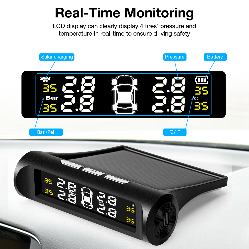 Sistema de Monitoramento de Pr - Tire Pressure Monitor avaliação e preço